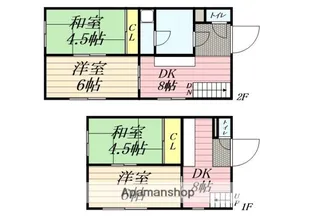 コーポセピア【1F2F号室】の間取り