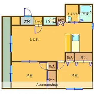 ファイン6・8【202号室】の間取り