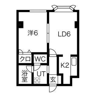 ヴァンヴェール札幌【3階】の間取り