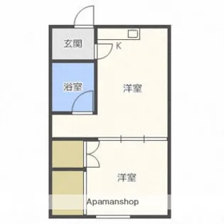 グランバリューノース28【2階】の間取り