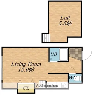 フラッグシティ【303号室】の間取り