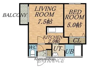 コーラル麻生【102号室】の間取り