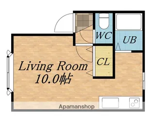 ワイズあいの里【2階】の間取り