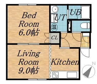 小室マンション【106号室】の間取り