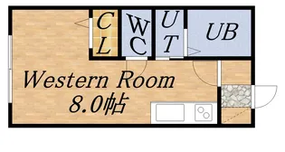 ベルベット19【101号室】の間取り