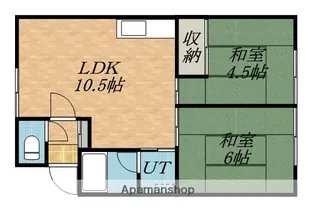 一条ハイツ【2階】の間取り