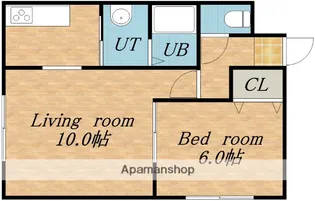 ドッグストック屯田北【2階】の間取り