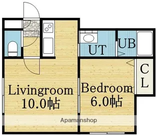 ルミエール恭瑛【1階】の間取り