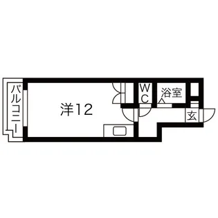 グランドハイツ当別【202号室】の間取り