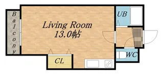 グランドハイツ当別【206号室】の間取り