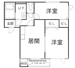ノース季実の里Ⅴ【2階】の間取り