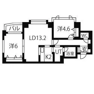 SKグレース【701号室】の間取り