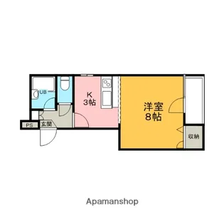 ビッグバーンズマンションN22【4階】の間取り