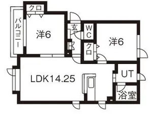 アドラブール【301号室】の間取り