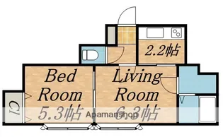 マークス【2階】の間取り