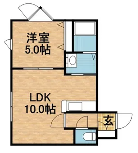 ライツェント27【103号室】の間取り