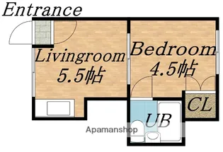 ハイツフランセ38【103号室】の間取り