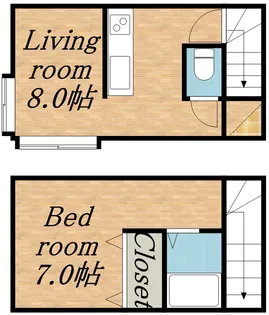 グランヒル麻生【102号室】の間取り