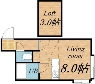 グランヒル麻生【202号室】の間取り