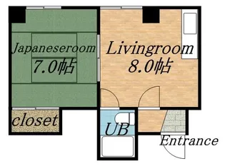 ユーハイム北24条【4階】の間取り