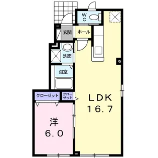 グラン・カナリアⅡ【1階】の間取り