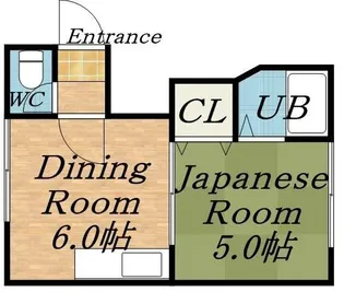 サンパレス麻生【B-2号室】の間取り