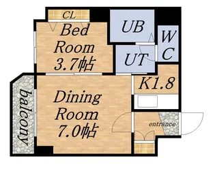 レジデンスタワー札幌【806号室】の間取り