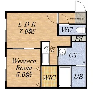 ラシード北大前【303号室】の間取り