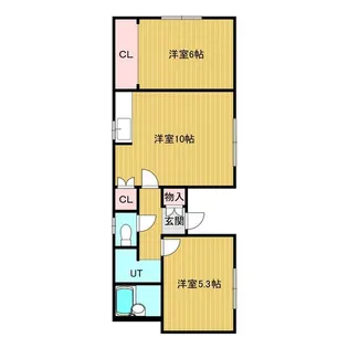 コーポローアン【201号室】の間取り