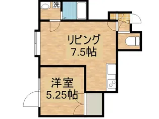 楓ガーデン【205号室】の間取り