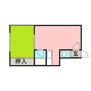 第3黄金マンション【3号室】の間取り