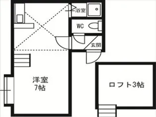 アルノルテ新川【00206号室】の間取り
