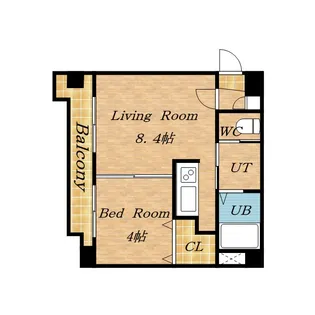 VILLAGE北大通壱番館【00205号室】の間取り