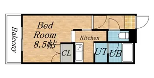 グランドール元町【00502号室】の間取り