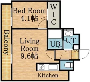 イリオスエフタ【405号室】の間取り