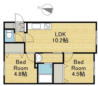FRESCA(フレスカ)【1階】の間取り