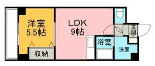 美工ビル【701号室】の間取り