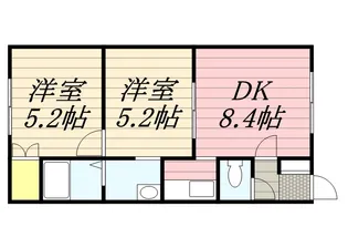 メゾンリラ【0105号室】の間取り