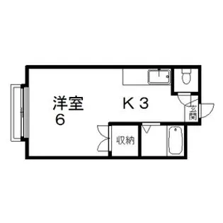 ライフ23【201号室】の間取り