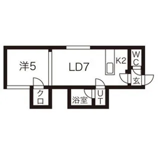 シャネル栄町弐番館【303号室】の間取り
