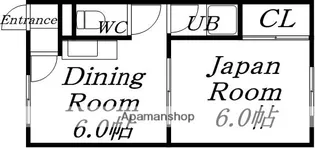 ハイデンス大洋【306号室】の間取り