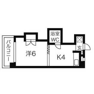 エルムハイデンス【206号室】の間取り