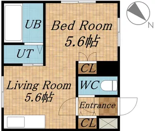 スカイパーク麻生V【402号室】の間取り