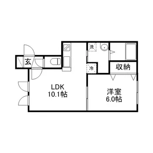 GNOME (ノーム)【1階】の間取り