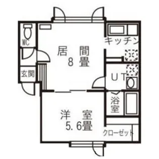 ソレイユ・ポート【205号室】の間取り