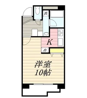 ポレール北大館【8階】の間取り