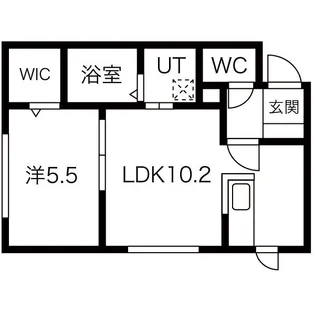 ALPHA栄町【4階】の間取り