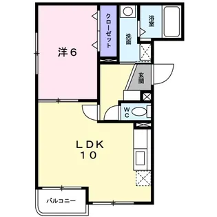 グレイシャス西麻生【3階】の間取り