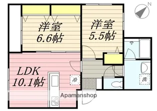 メニーズコート新道東【1階】の間取り