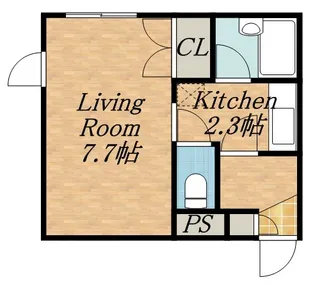 フローレス麻生【4階】の間取り